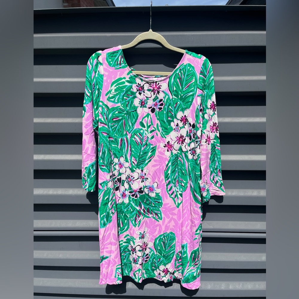 Lilly Pulitzer Pink and Green Mini Dress